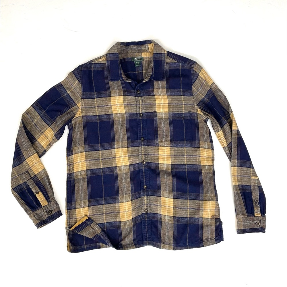 Roots - Canada | Plaid Flannelette Cotton Button Down Shirt